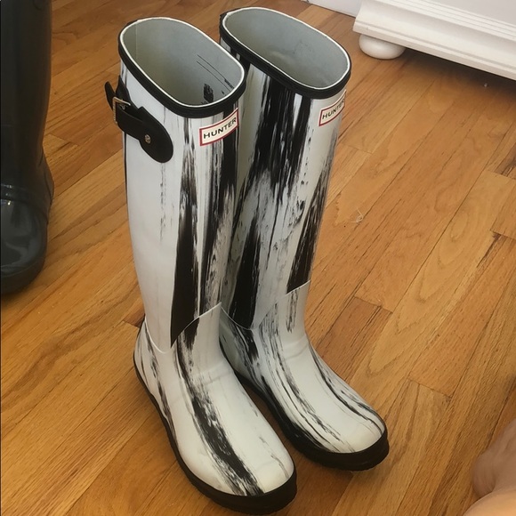 HUNTER BOOTS UNISEX MARBLE 7 MALE 8 FEMALE - Picture 11 of 13